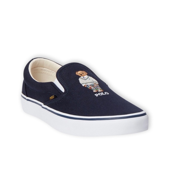 Polo Ralph Lauren Keaton Polo Bear Slip On Sneakers - Picture 10 of 13